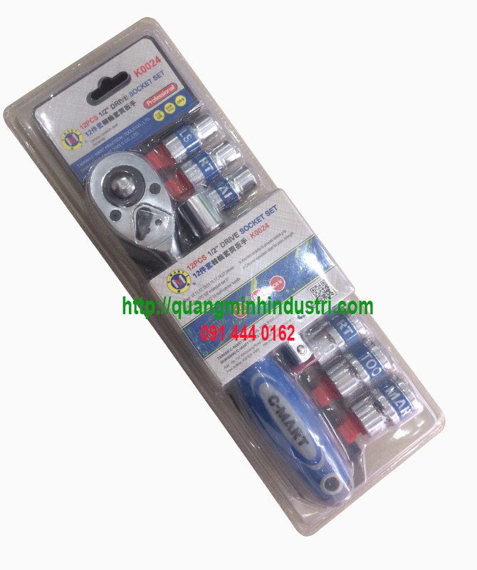 Bộ Khẩu Vặn Ốc 12 Đầu