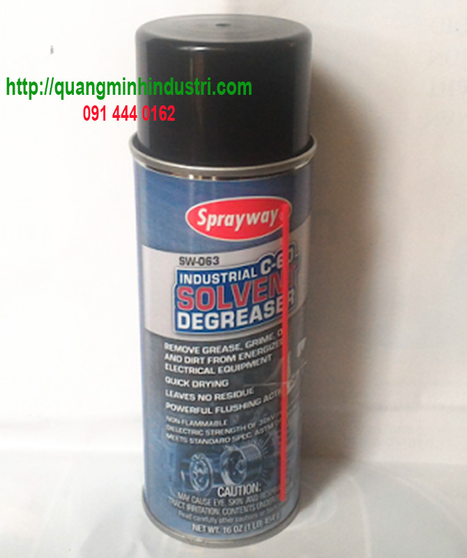 Xịt tẩy tem nhãn dầu mỡ sprayway C60